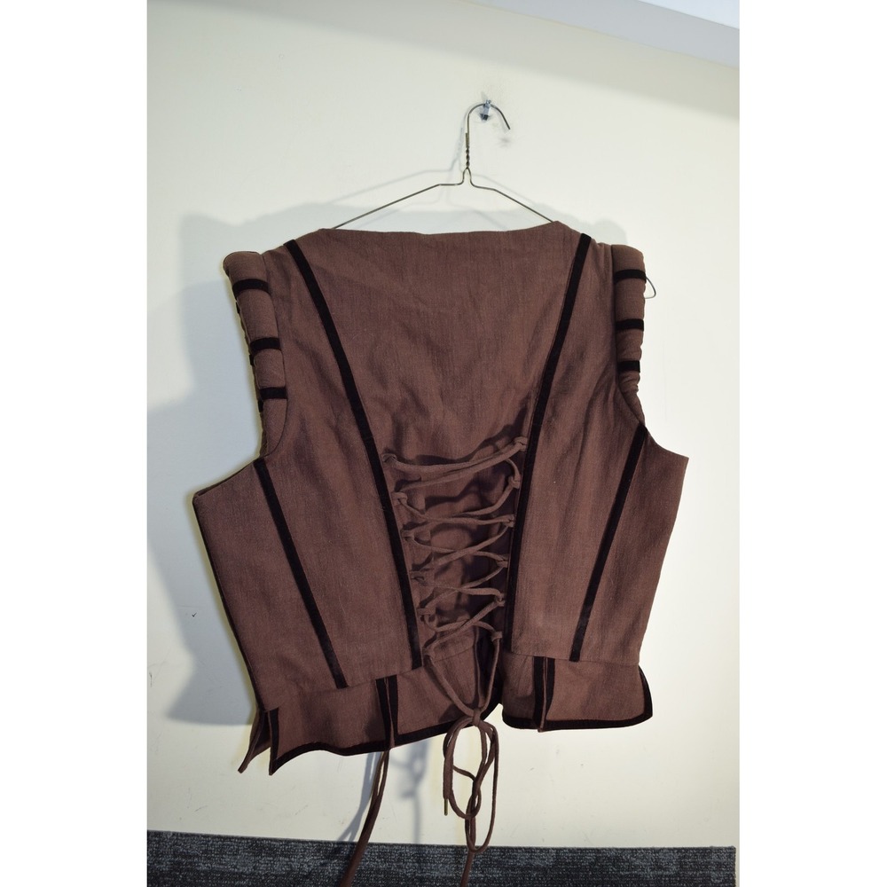 NEW French Meadows TAVERN BODICE Corset WOMENS XXXXL Brown Renn Fest Wench $118 - Picture 8 of 13